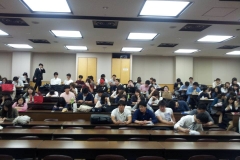 conducting lecture in japan